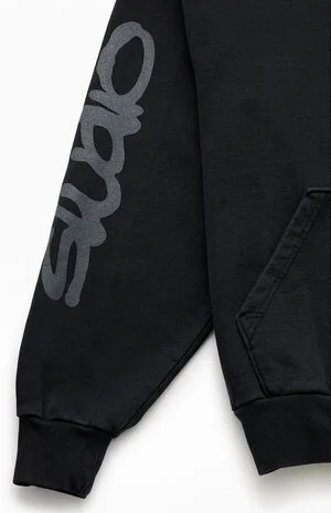 Vintage Black Star Hoodie image number 3