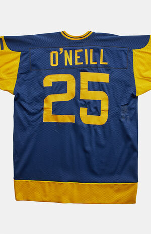 '80s Merrimack Hockey Jersey V-neck Graphic Top image number 3