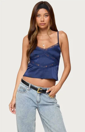 Tamar Satin Effect Tank Top image number 1