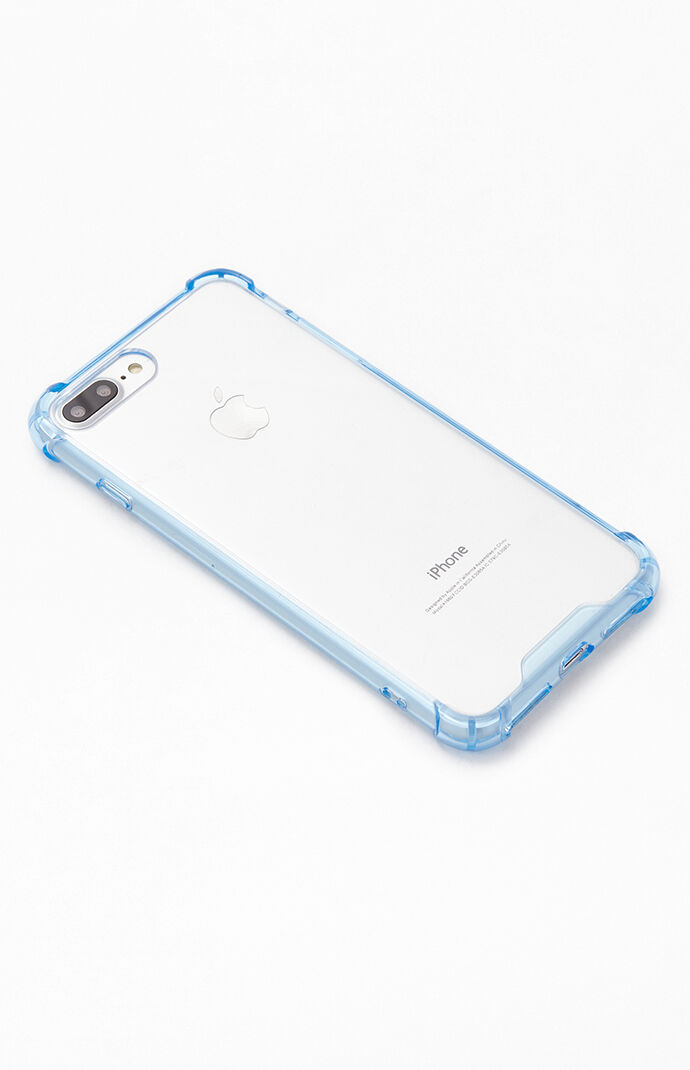 Clear Blue iPhone Plus Case