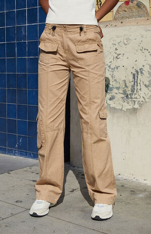 Light Brown Kim Cargo Pants image number 2