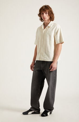 Dylan Baggy Jeans Stripe Washed Black image number 6