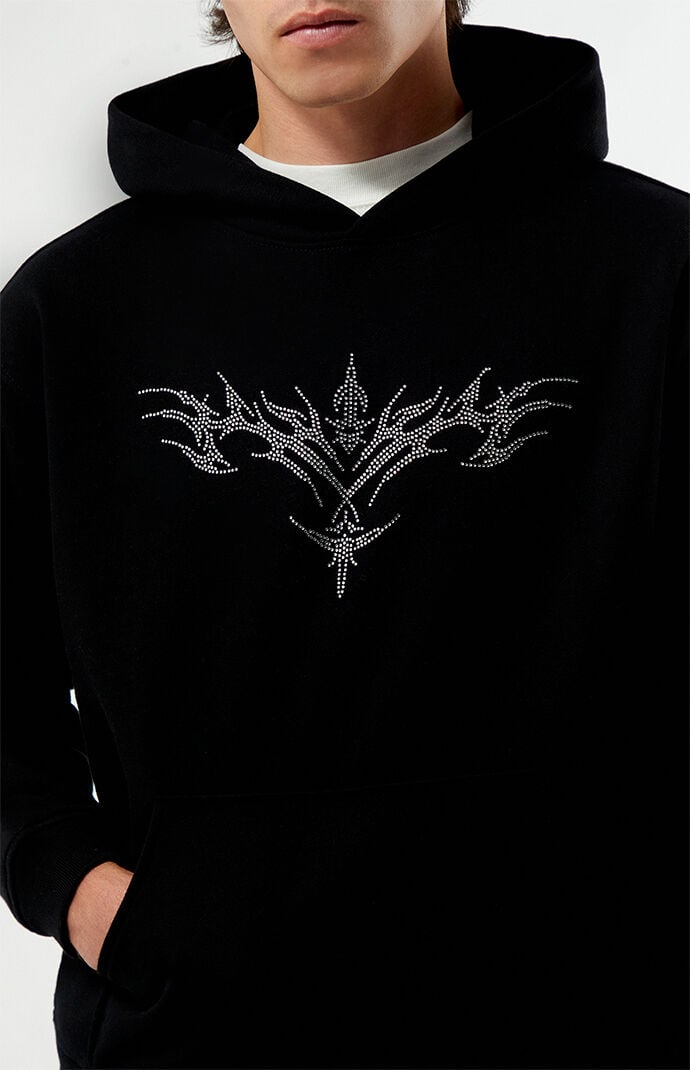 Pacsun Cyber Rhinestone Hoodie
