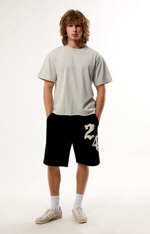 Heather Grey Premium Cropped T-Shirt image number 5