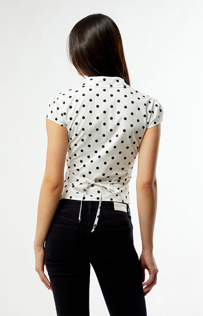 Beverly and Beck Audrey Button Up Collar Top