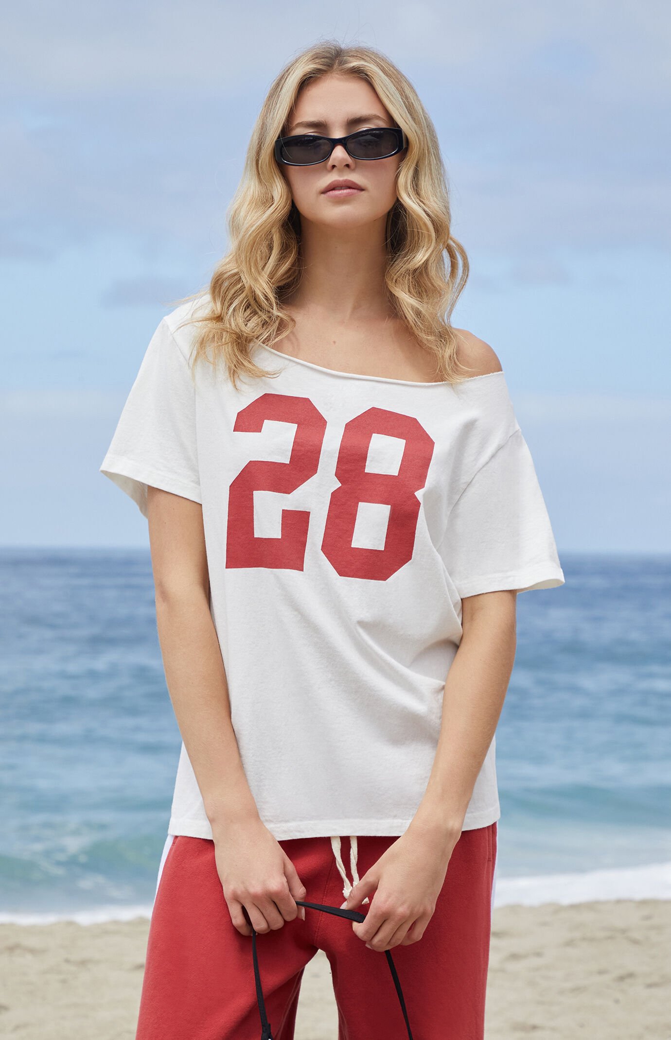 John Galt Robyn 28 Off-The-Shoulder T-Shirt