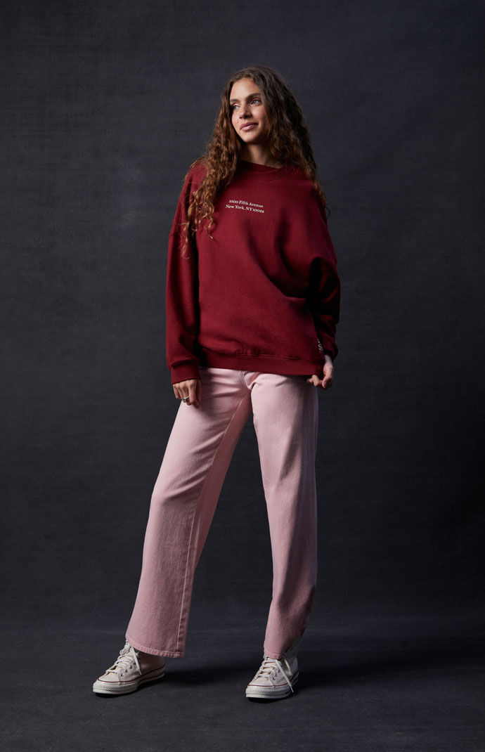 The Met x PacSun Logo Crew Neck Sweatshirt PacSun