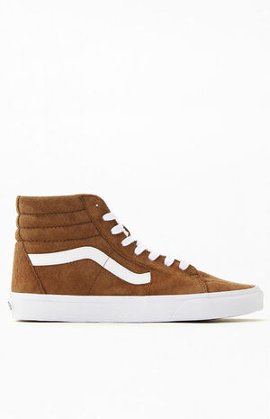 Tortoise UA Sk8-HI Pig Suede Shoes image number 2
