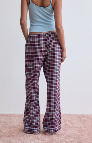 Flannel Baggy Pajama Pants image number 4