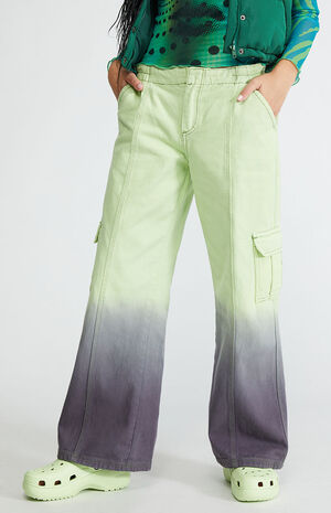 Organic Dip Dye Utility Trousers image number 2
