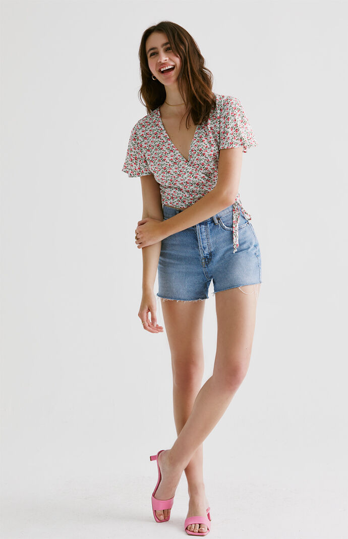 Wrap Woven Top