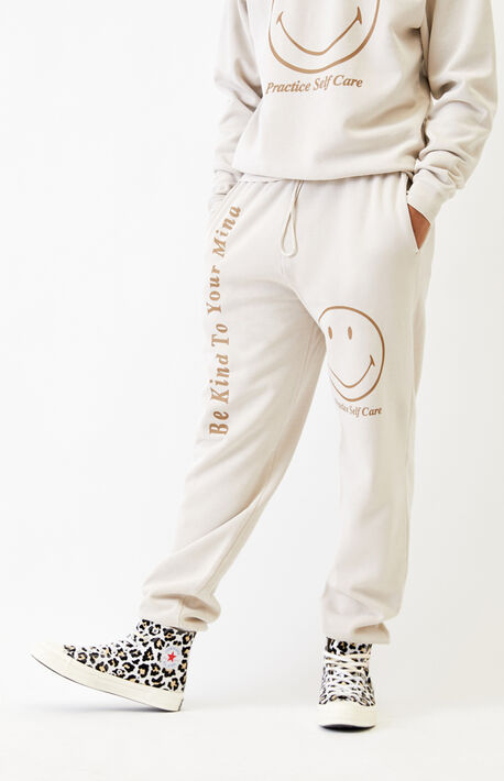 Smiley Self Care Sweatpants