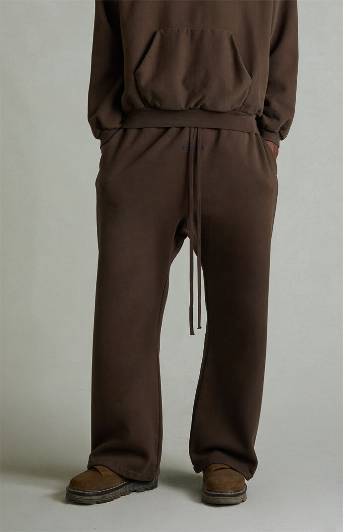 Fear of God ESSENTIALS Brown Fleece Flare Sweatpants