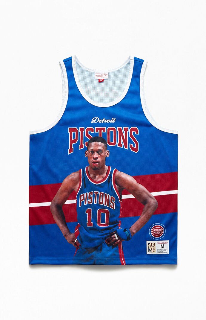 Jumbo Rodman Pistons Basketball Jersey