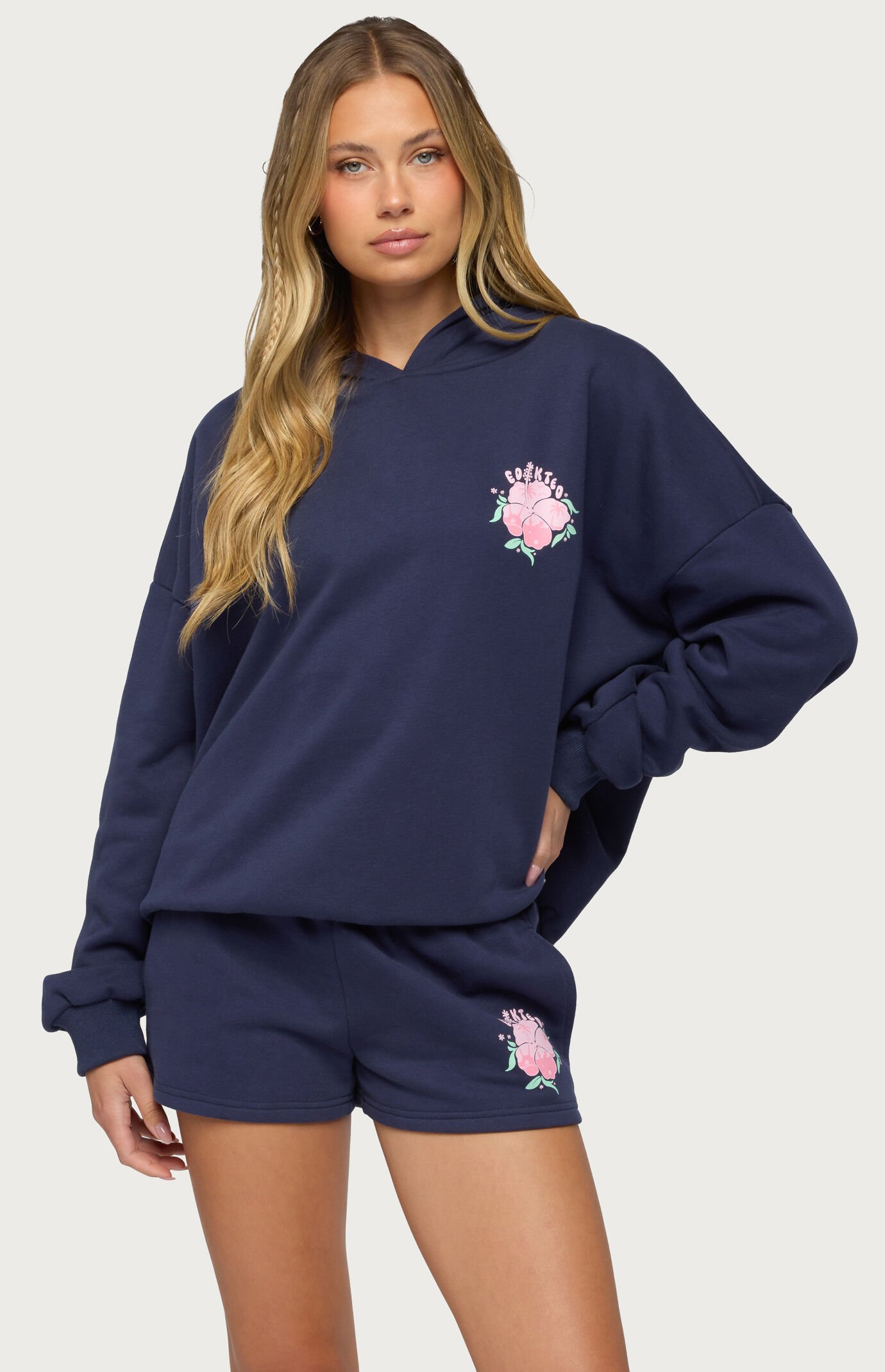 Edikted Beach Bloom Hoodie