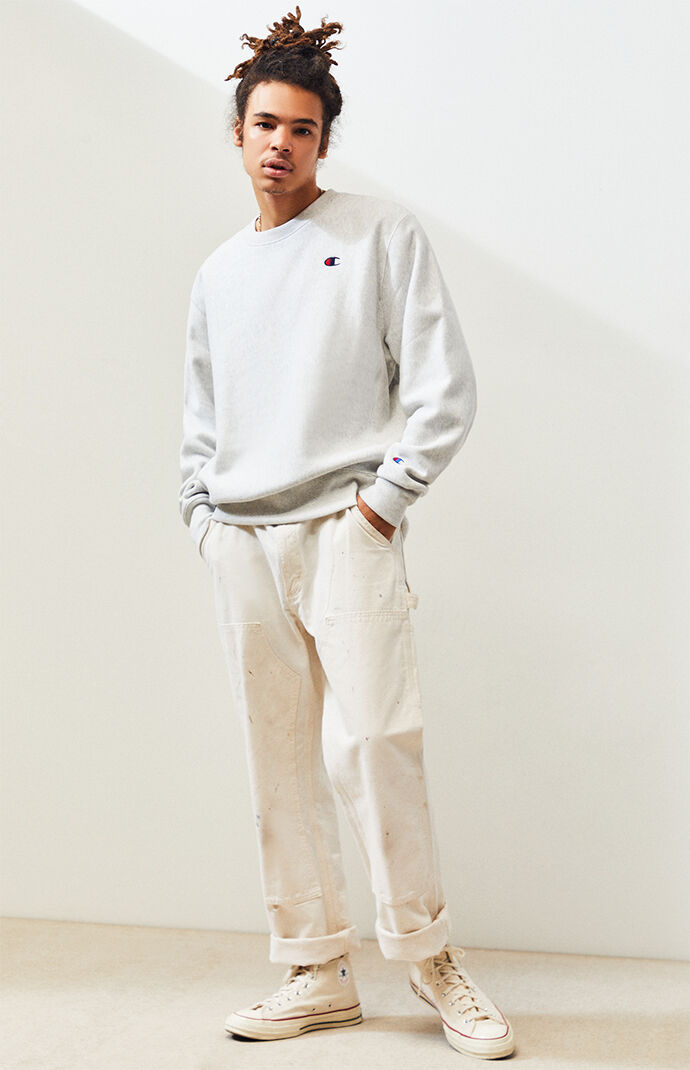 Reverse Weave Crew Neck Sweatshirt