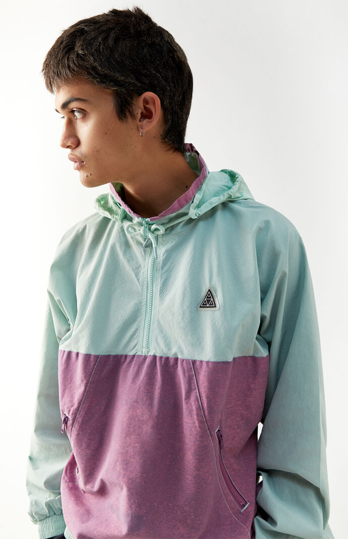 Color-block Anorak Jacket