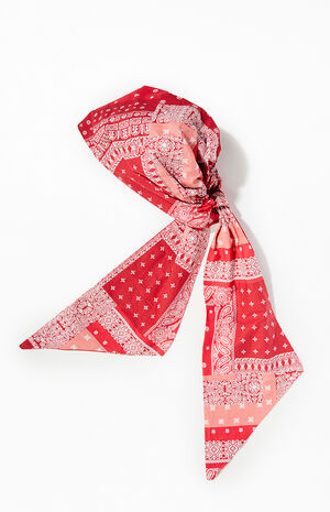 Red Bandana Scarf image number 1