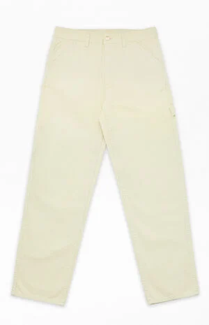 Cream Painter Pants image number 1