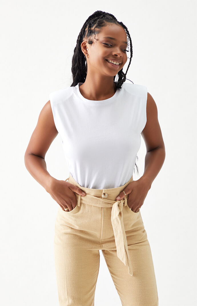Shoulder Pad T-Shirt