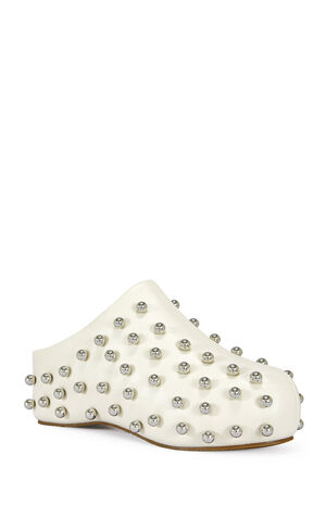Women's Bone Darwinstud Faux Leather Mules image number 2