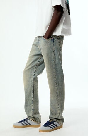 Men's 501 Original Jeans Antique Wash image number 3