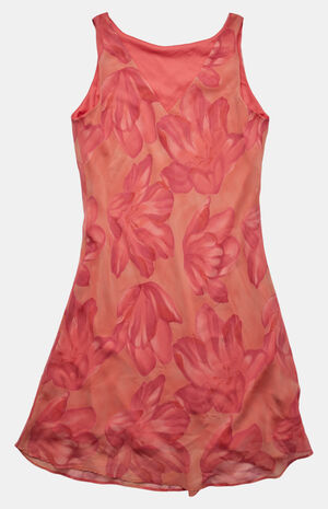 2000s Y2K Floral Midi V-Neck Dress image number 1