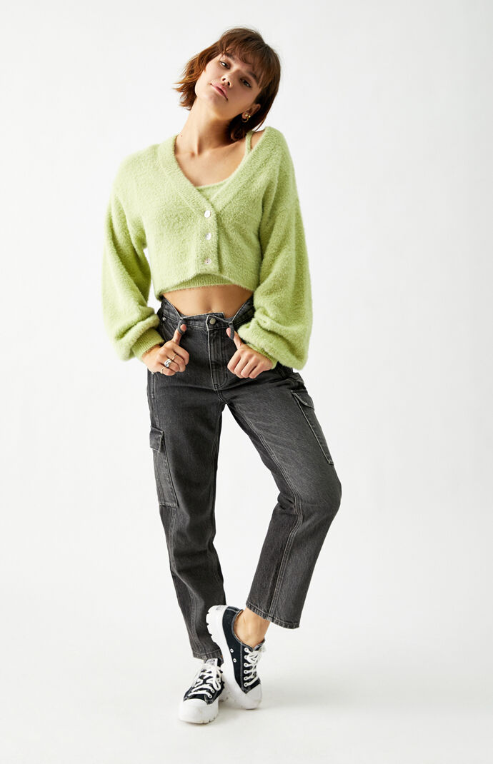 Fuzzy Cardigan