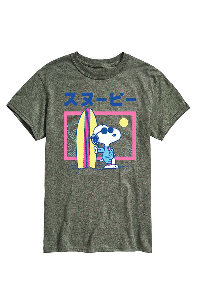 Hybrid Apparel Peanuts Snoopy Beach Scene T-Shirt