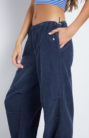 Corduroy Baggy Pull-On Pants image number 2