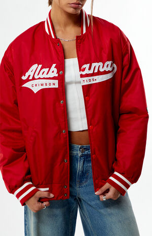 Alabama Crimson Tide A-Game Varsity Bomber Jacket image number 2
