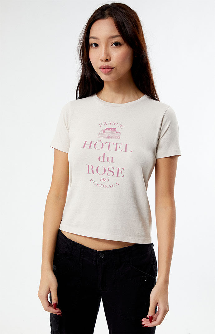 Pacsun top rose shirt