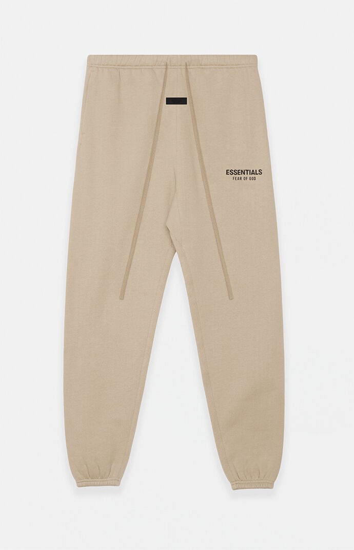Fear of God Essentials Desert Sand Fleece Sweatpants | PacSun