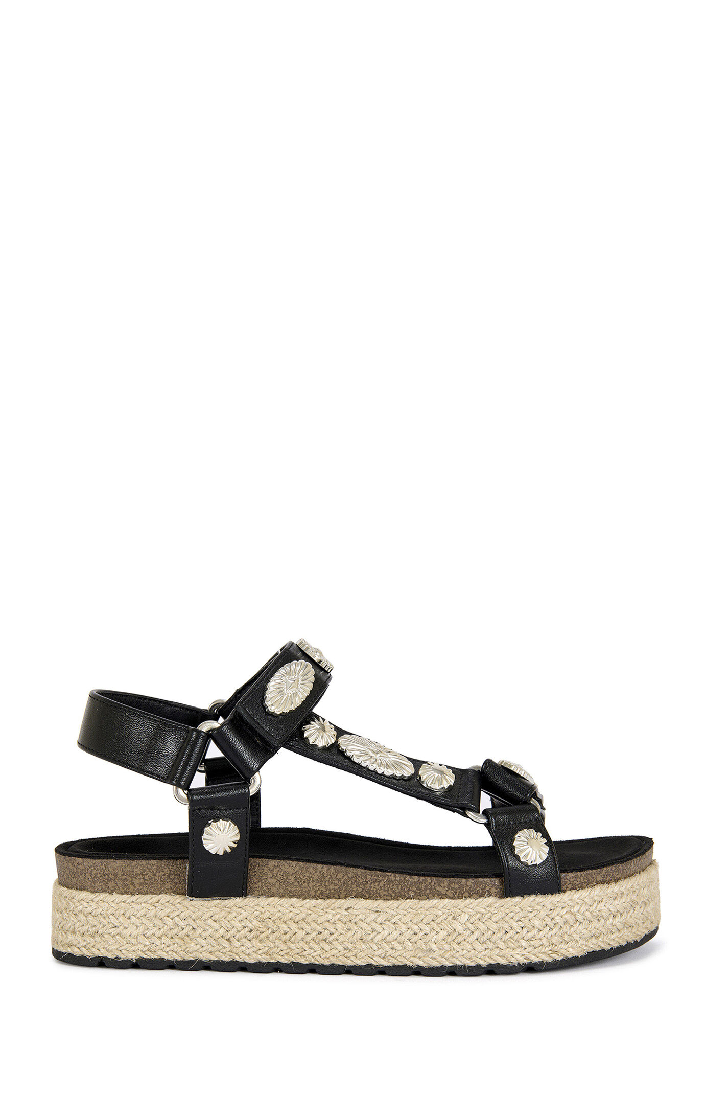AZALEA WANG Women's Watkins Black Western Sandals