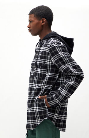 Field Insulated Flannel Hooded Shacket image number 2