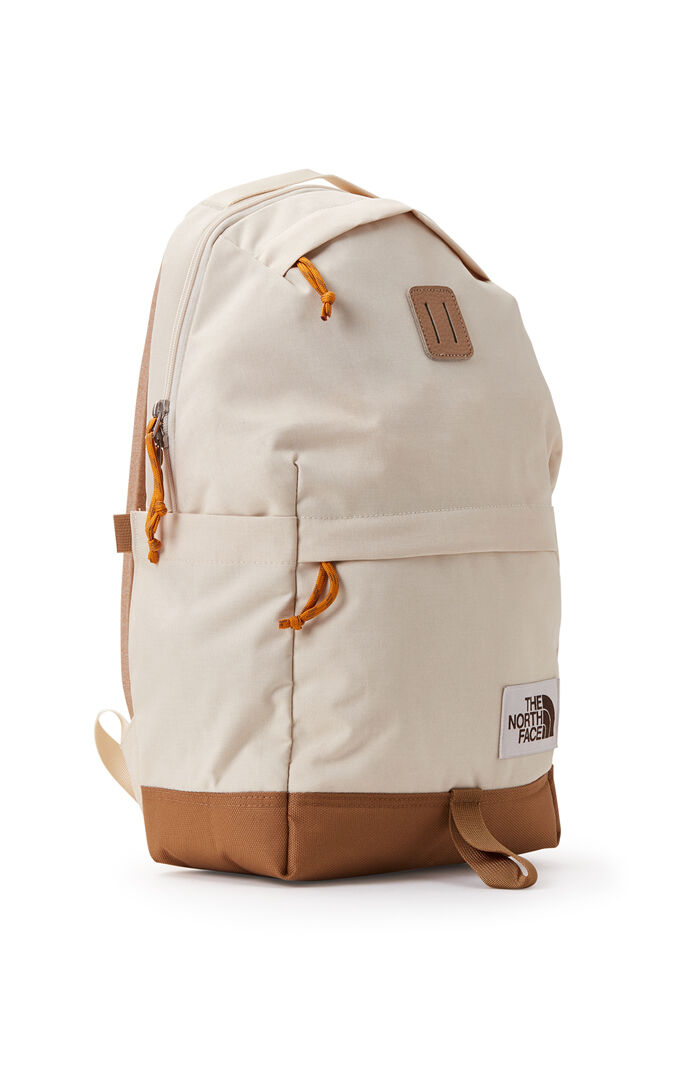 tan north face backpack