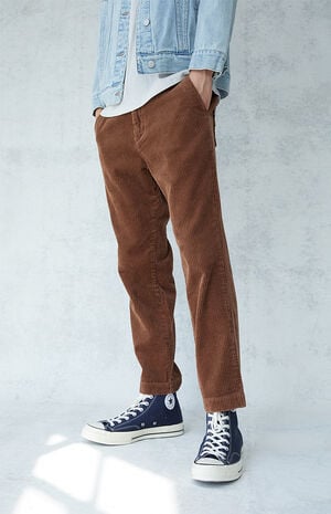 Camel Corduroy Pants image number 1