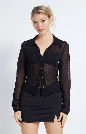 Lightweight Collared Cardigan image number 1