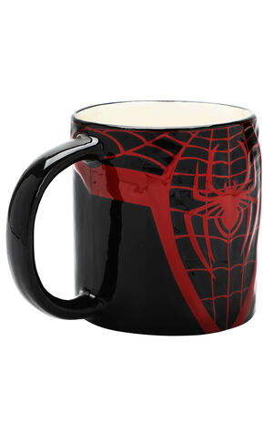 Marvel Spider-Man Spiders & Webs Black Ceramic Mug image number 3