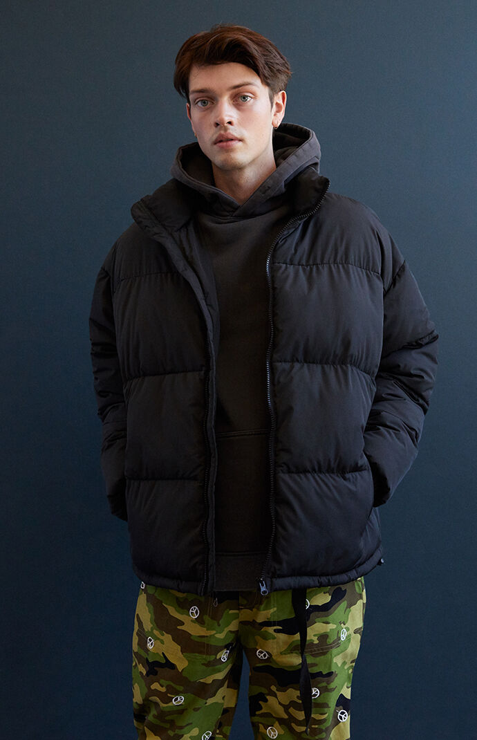 PacSun Solid Puffer Jacket PacSun