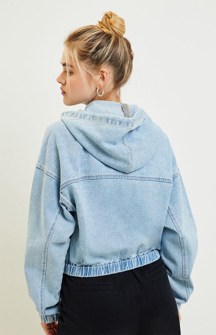jeans bomber jacket