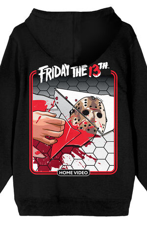 Friday The 13th Mask In Mirror Hoodie image number 4
