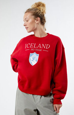 Iceland Ski Team Crew Neck Sweatshirt image number 2
