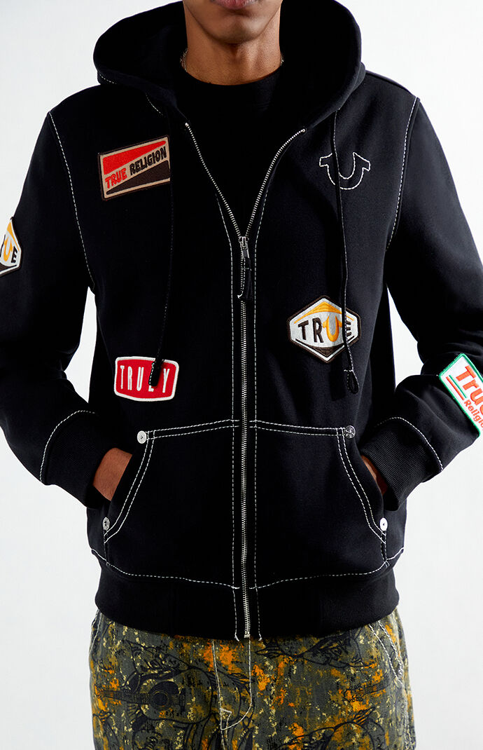 【TRUE RELIGION】★パーカー★ BIG T SLUB ZIP HOODIE BIG T SLUB ZIP HOODIE | True Religion