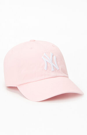 Pink NY Yankees Dad Hat image number 1