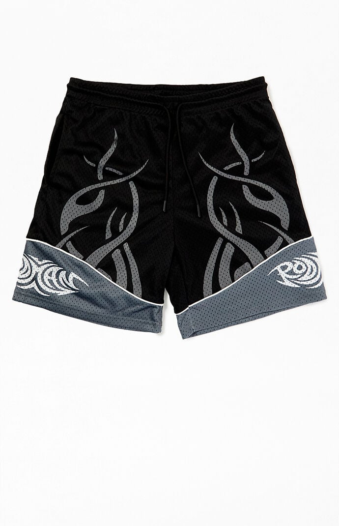 RODMAN BRAND Tribal Mesh Shorts