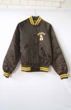 Upcycled Wyoming Bomber Jacket image number 1