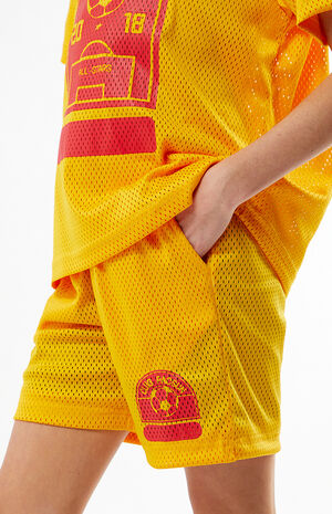 Club Pac Gold Mesh Soccer Shorts image number 2
