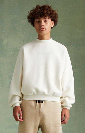 Essentials Cloud Dancer Crew Neck Sweatshirt image number 1