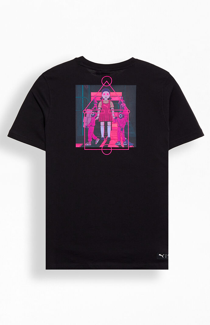 Puma x Squid Game Black T-Shirt | PacSun